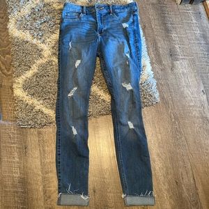 High rise super skinny classic stretch jeans